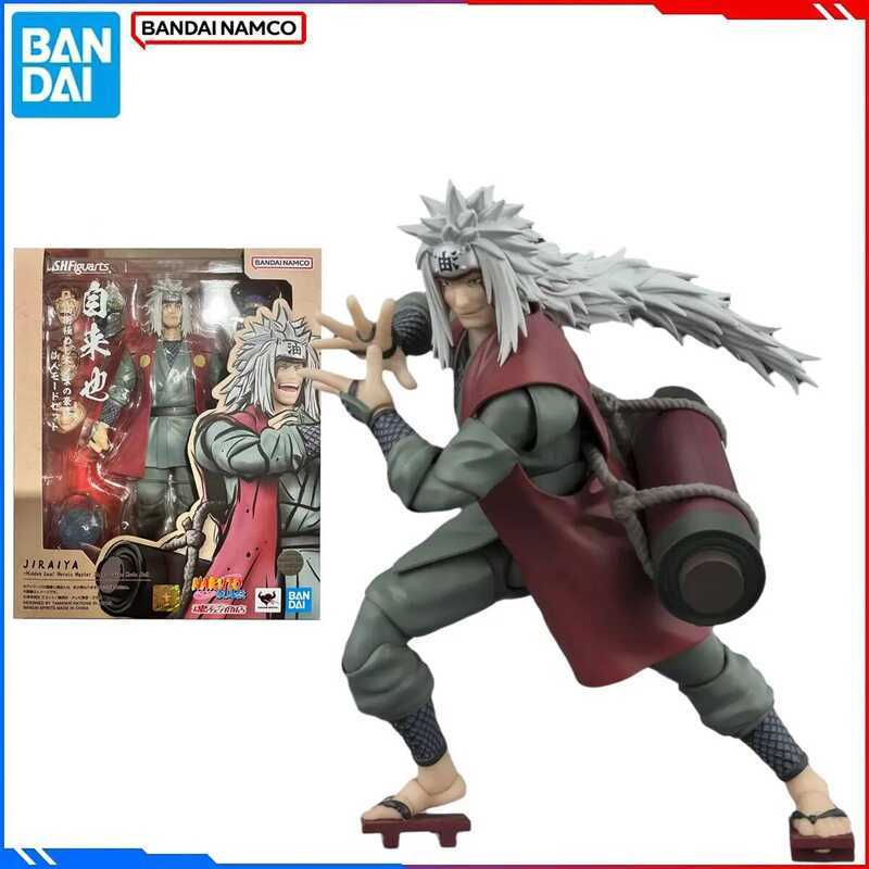 Bộ Naruto Bandai SHF 1/12, nhân vật anime Jiraiya ở chế độ Sage, bộ đồ chơi mô hình hành động, quà t