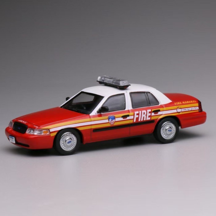 596 1: 64 Victoria Crown Xe cứu hỏa Los Angeles Sabo Class CV New York Trạm cứu hỏa Mô hình hợp kim 