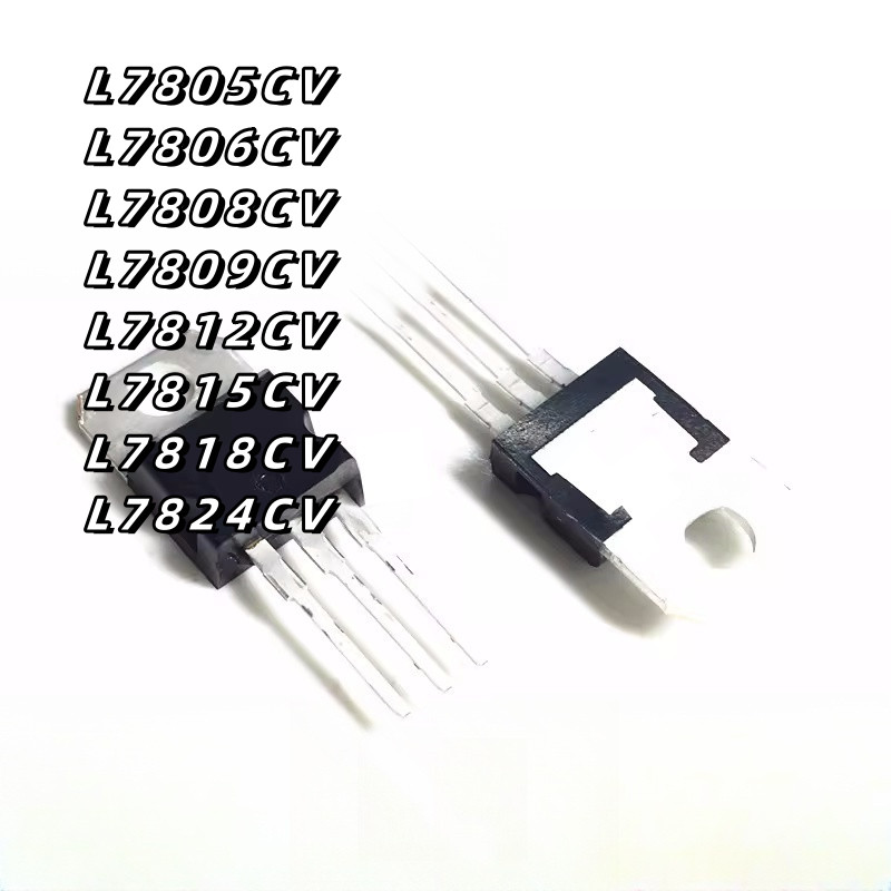 Thương Hiệu Mới Chính Hãng L7805CV L7806 L7808 L7809 L7812 L7815 L7818 L7824 In-Line TO-220