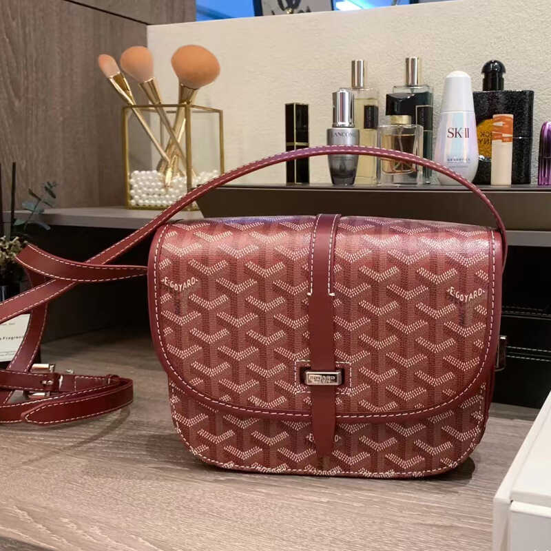 Goyard Goyard Răng Chó Retro Yên Túi Goyard Nam Nữ Cùng Phong Cách In Đầy Đủ Một Vai Messenger Túi N