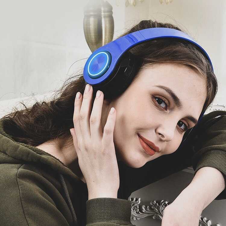 Tai nghe Tai nghe Bluetooth B39 Tai nghe Bluetooth Tai nghe thể thao âm thanh nổi phát sáng UV
