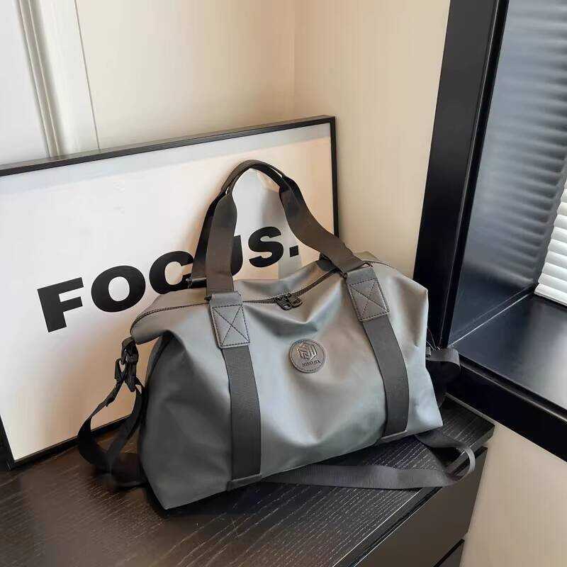 2025 Túi Du Lịch Công Sở Đường Ngắn Nam Túi Du Lịch Đeo Vai Túi Tập Gym Dung Tích Lớn Túi Du Lịch