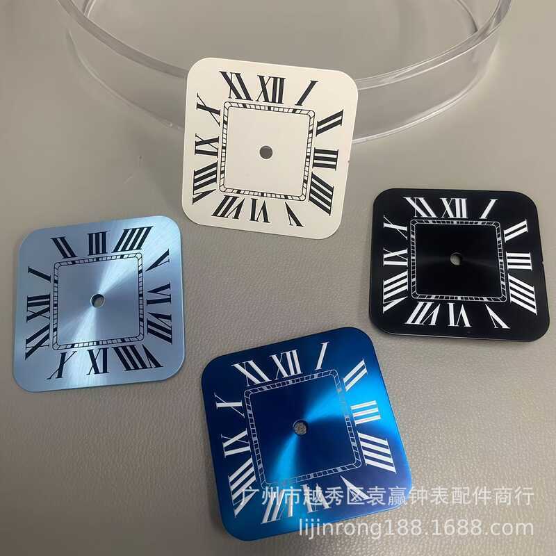 Phụ kiện sửa đổi đồng hồ 27MM Mặt vuông Không có mặt dạ quang Thích hợp cho chuyển động NH36 / NH36