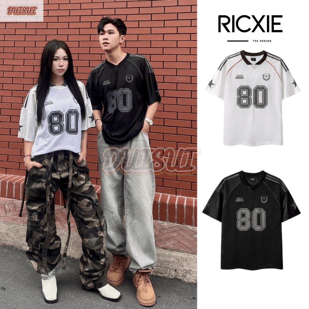 Áo sơ mi ren RICXIE "80" dành cho nam và nữ-