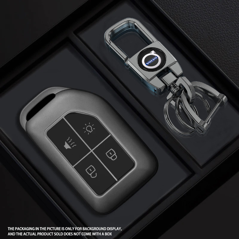 Đen Phong Cách Chiến Binh TPU Xe Dành Cho Xe Volvo Mới FM FH Case FH16 Máy Kéo Van Xe Tải Nặng Chìa 