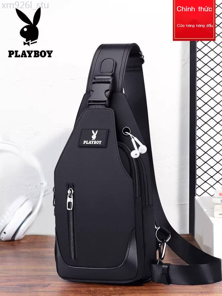 [HOT HIT] Túi đeo chéo Playboy nam, chống nước mới, túi vải Oxford cho nam có dung tích lớn