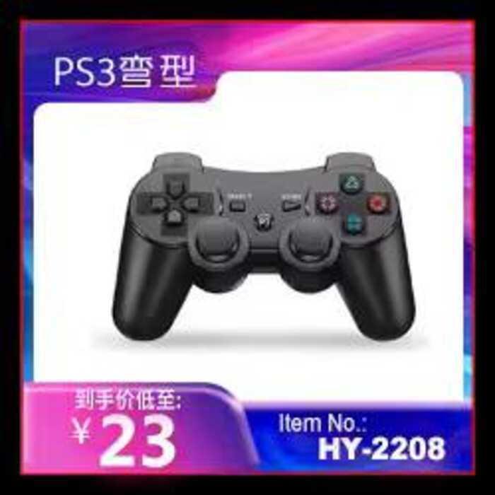 Tay cầm cong Ps3 ps3 Tay cầm Bluetooth không dây ps3 Tay cầm chơi game kép