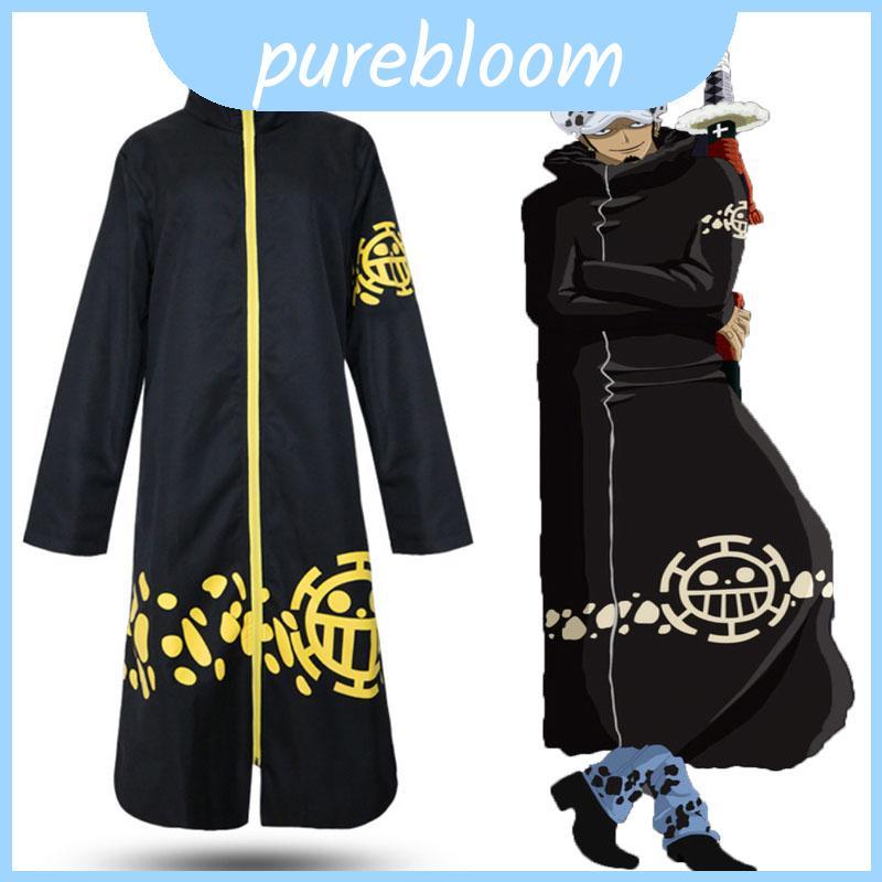 Bộ cosplay One Piece Trafalgar Law sặc sỡ với quần áo thoáng khí và mũ thời trang