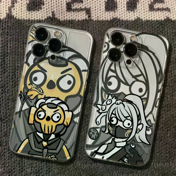 ♞,♘[1906] Delta Wisdom Q Phiên bản Mai Xiaowen Eclipse Gold Phone Case Star Merchandise