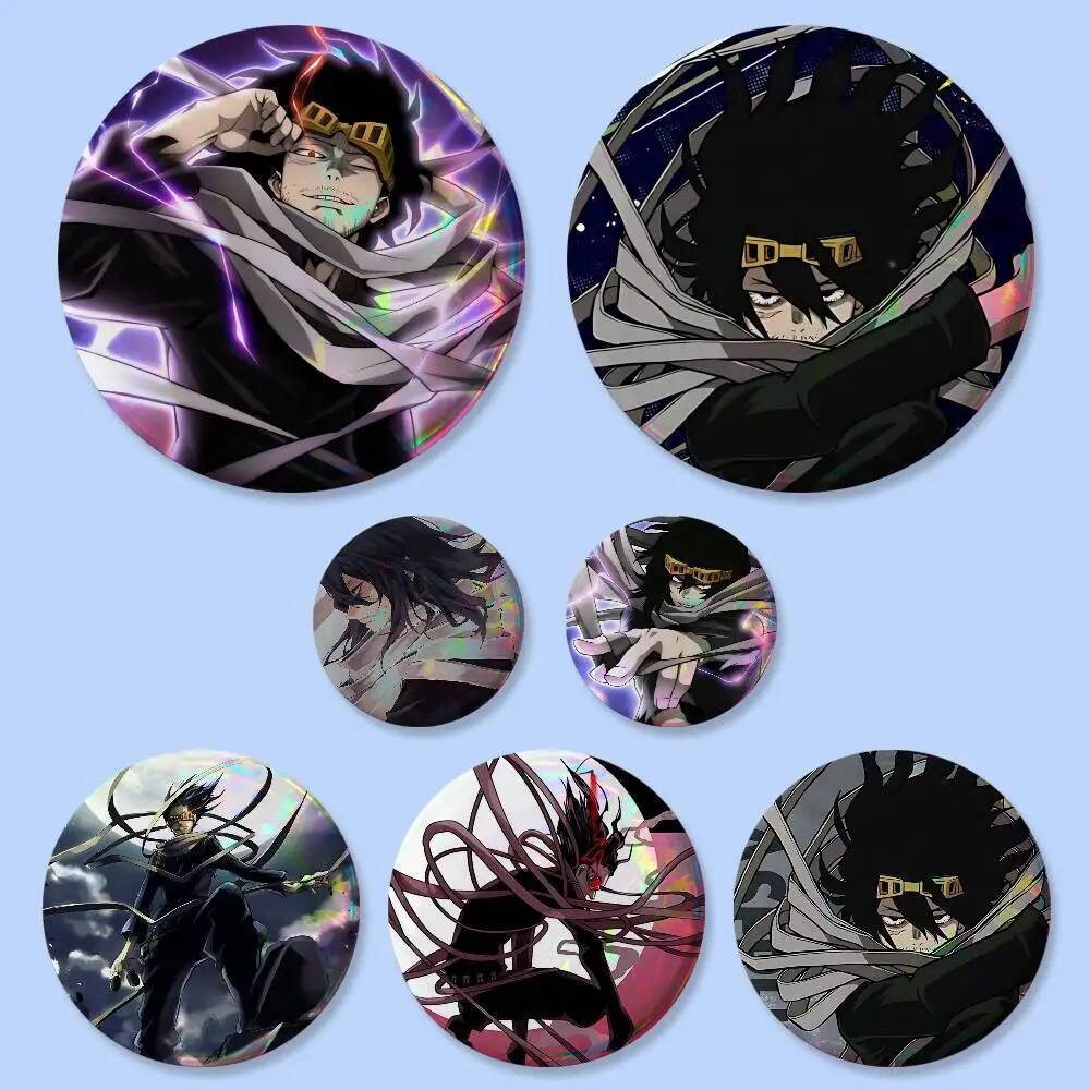 Anime Shouta Aizawa S Huy Hiệu 25 32 44 58 75 Mm Tròn Cosplay Pin Túi Trang Trí Người Hâm Mộ Thu Thậ