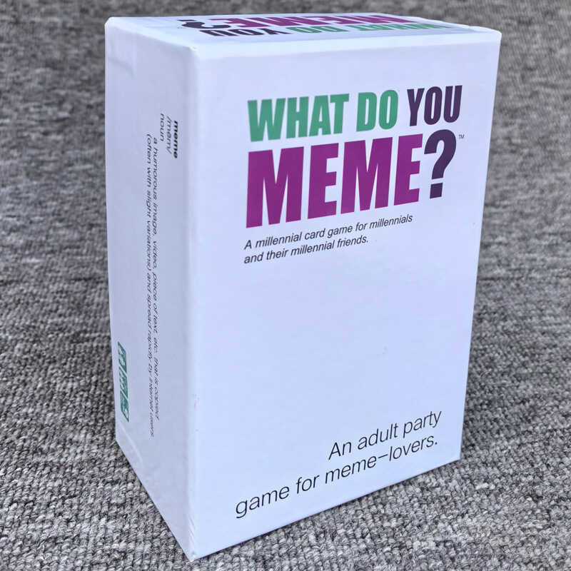 Ngoại Thương Phiên Bản Tiếng Anh what do you meme Card Game Party Board Game Thẻ Tương Tác