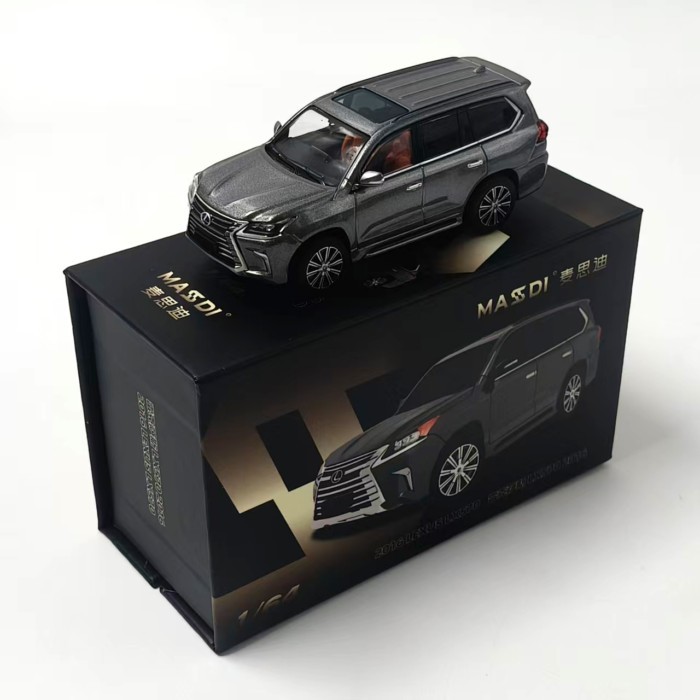 Maxdi 1: 64 2016 Lexus LX570 Mô Phỏng Hợp Kim Xe Mô Hình Tĩnh Bộ Sưu Tập Đồ Trang Trí Ngoài In Mô Hì
