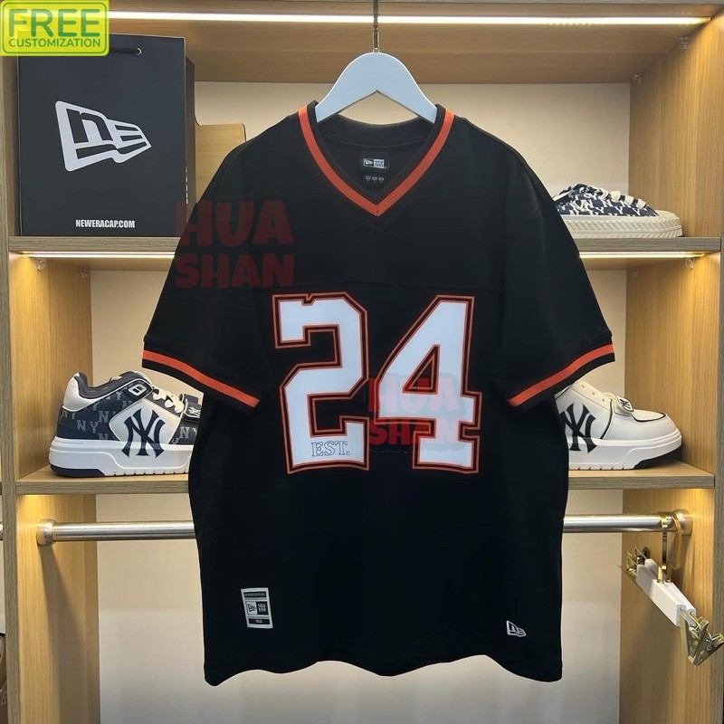 (Auth) New Era Japan 24 Jersey Đen Cam | - Async Studio