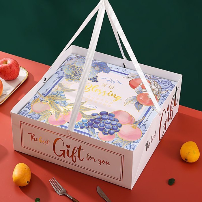 Trái Cây Đa Năng Hộp Đóng Gói Cao Cấp Ehime Quả Cam Tặng Hộp Trống Harumi Cào Orange Apple Hộp Quà