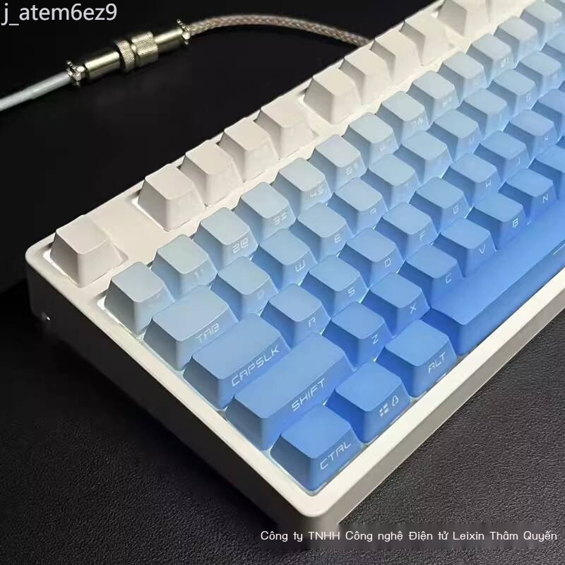 (HÀNG HOT) Bàn phím cơ học MK104, bộ đèn trắng trong suốt, trục đỏ MAC, có dây, văn phòng, nhà, X,