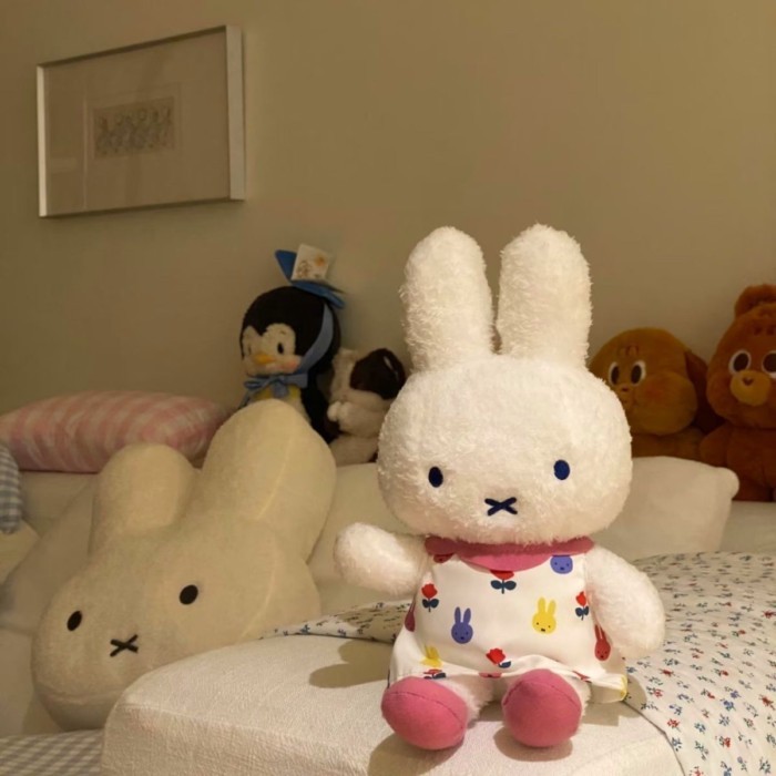 Miffy Thỏ Sang Trọng Đồ Chơi Búp Bê Mặc Thỏ Búp Bê Mặc Miffy Thỏ Búp Bê Gối Tanabata Tặng Nữ