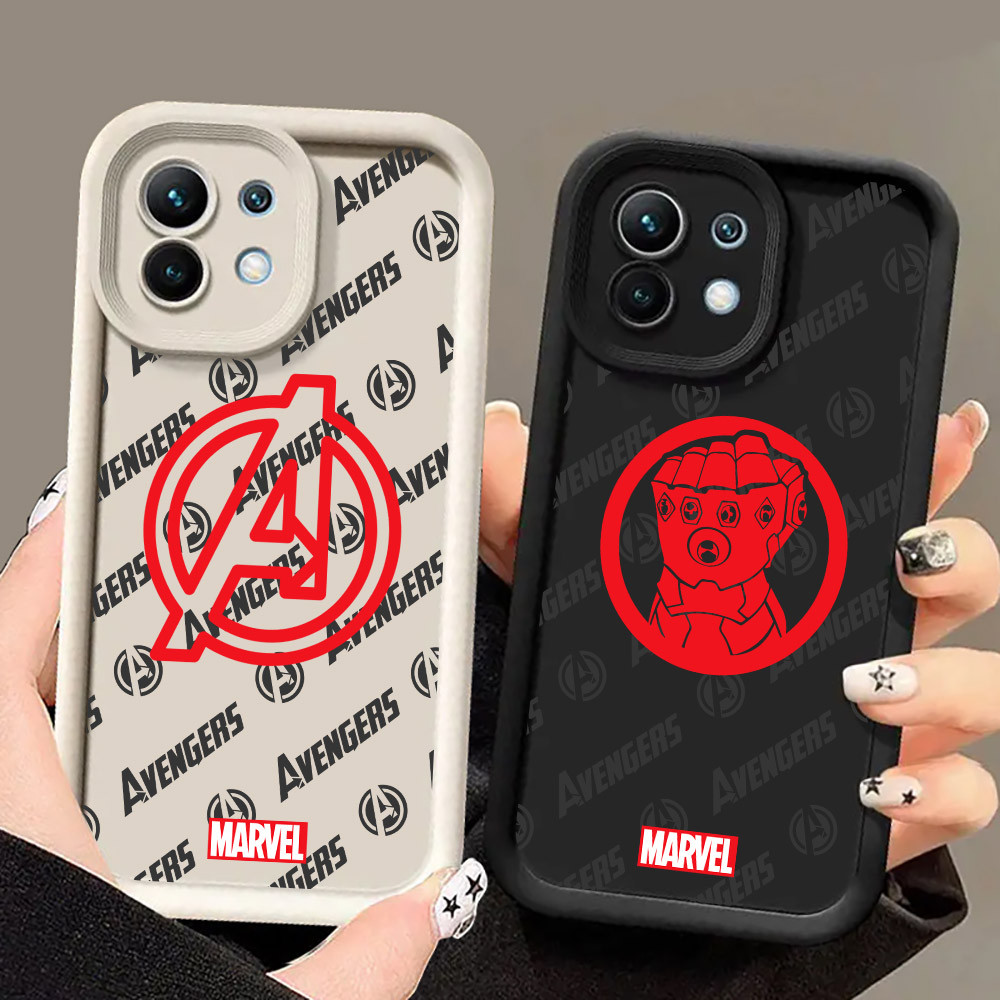 Avengers Logo Marvel Spiderman Ironman Ốp Lưng Điện Thoại Xiaomi 17 Pro 15 Utra 13T 14T 15T Pro POCO