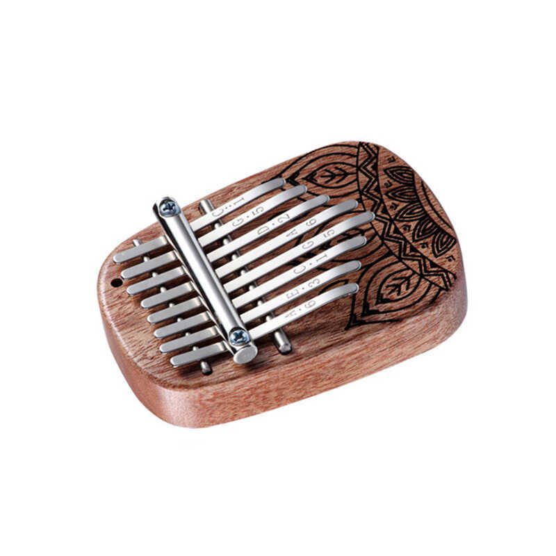 Đàn Piano Ngón Tay Cái Mini 8 Bánh Kalimba Kalimba Kalimba Ngón Tay Piano Lô Hàng