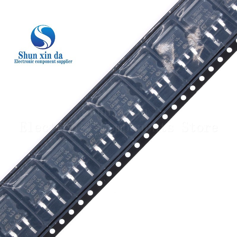 10 CÁI L7805CD2T-TR L7805CD2T L7805C2T 7805 SMD TO263 L7805 7808 7809 7812 7815 7905 7912 7912 7915 