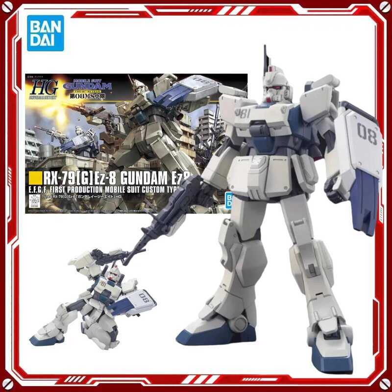 Bộ mô hình Bandai HGUC 08th MS Team RX-79[G] Gundam Ez8 Robot Mô Hình Nhân Vật Hành Động Đồ Chơi Cho