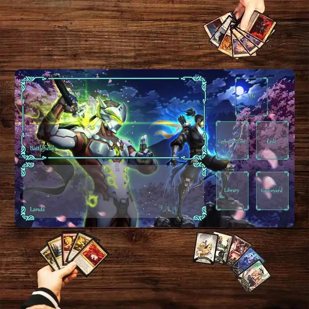 MỚI Magic Playmat Card Thảm chơi game có khu vực Trò chơi thể thao điện tử Chủ đề OW mtg playmat tập