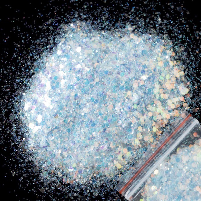 Laser Lấp Lánh Bột Sequin Lấp Lánh Bột Handmade DIY Lấp Lánh Pha Lê Bùn Epoxy Lấp Lánh Bột Lấp Lánh 