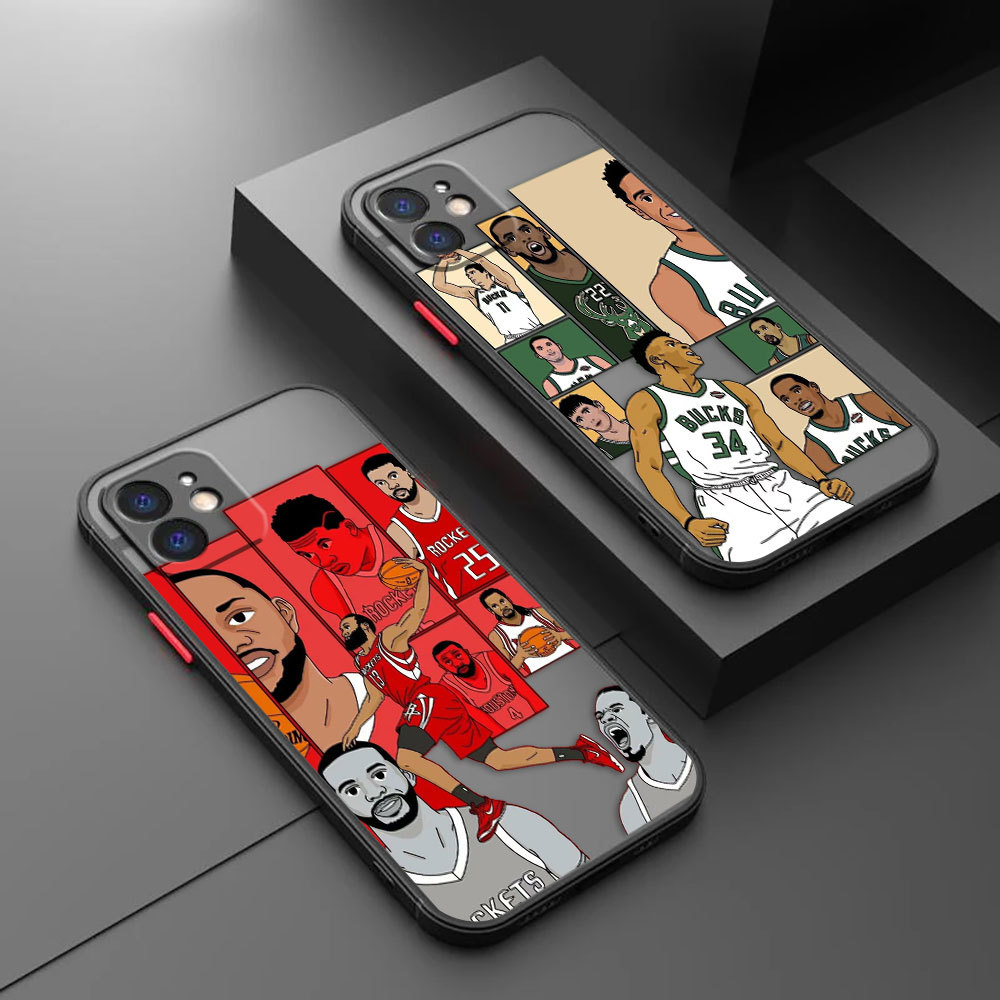Ốp Điện Thoại Bóng Rổ NBA Người Chơi Bucks Bull Roket 603A Dành Cho Samsung S20FE S21FE S24FE S20 S2