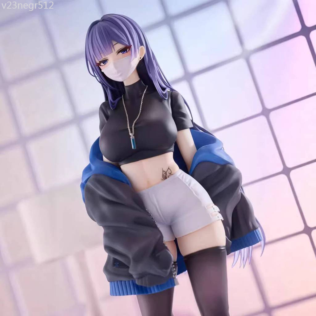 [VIP] Mô đeo mặt nạ Yuna, tác phẩm nghệ thuật gốc 2D, mô hình cô gái xinh đẹp anime Nhật Bản, tran