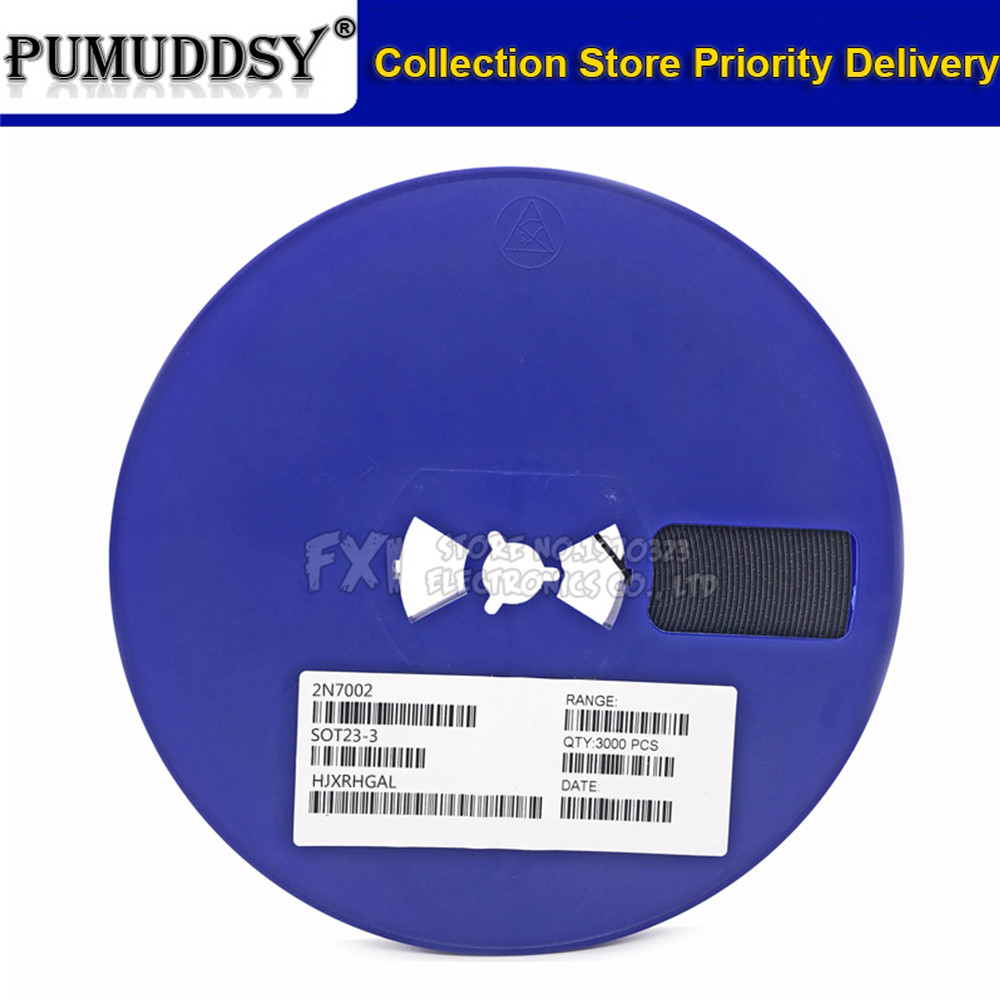 3000 chiếc 2N7002LT1G SOT23 2N7002 SOT SMD 702 Tín hiệu nhỏ MOSFET 60 V, 115 mA, N-Channel mới và ng