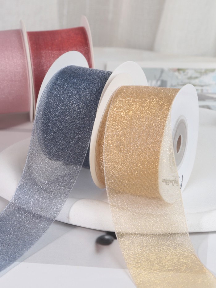 Trong Suốt Ruy Băng Gạc Ruy Băng Voan Ruy Băng Ruy Băng Ruy Băng Vải Bó Hoa Handmade Tự Làm Quà Tặng