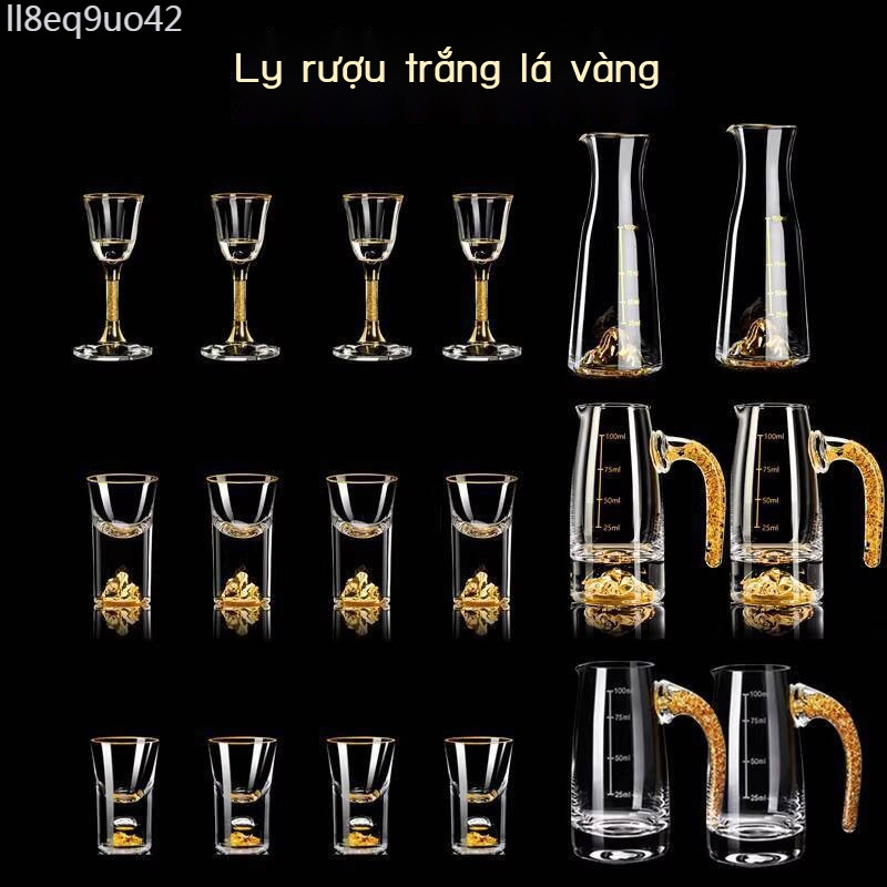 [SALE] Ly thủy tinh pha lê không chì, shot, đạn, bộ shot nhỏ 0.1kg ly dùng trong nhà