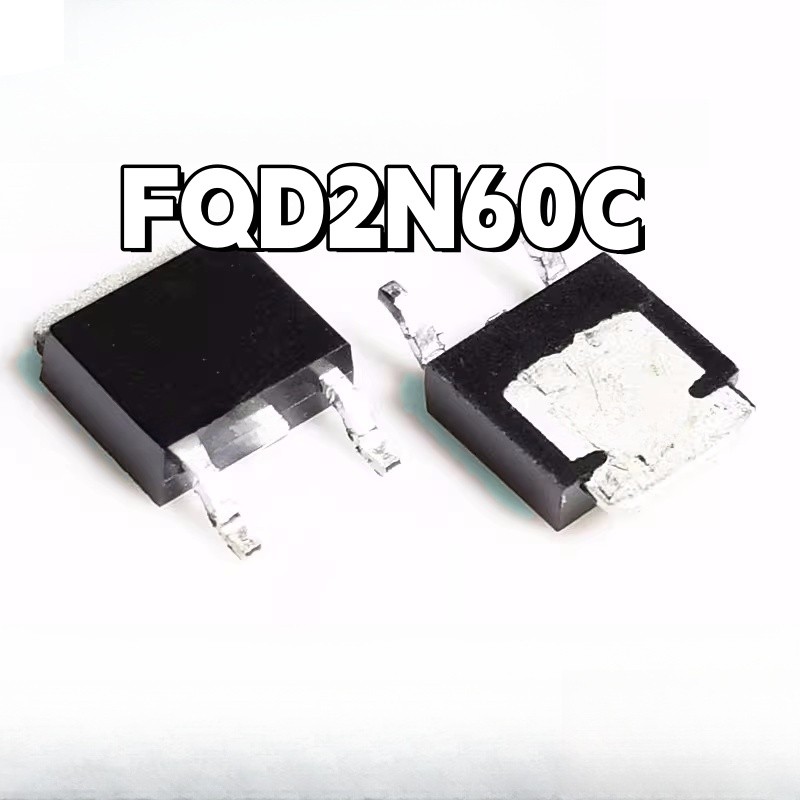 Thương Hiệu Mới Chính Hãng 2N60C FQD2N60C Miếng Dán TO-252 SOT-252 MOS Trường Hiệu Ứng Ống 2N60