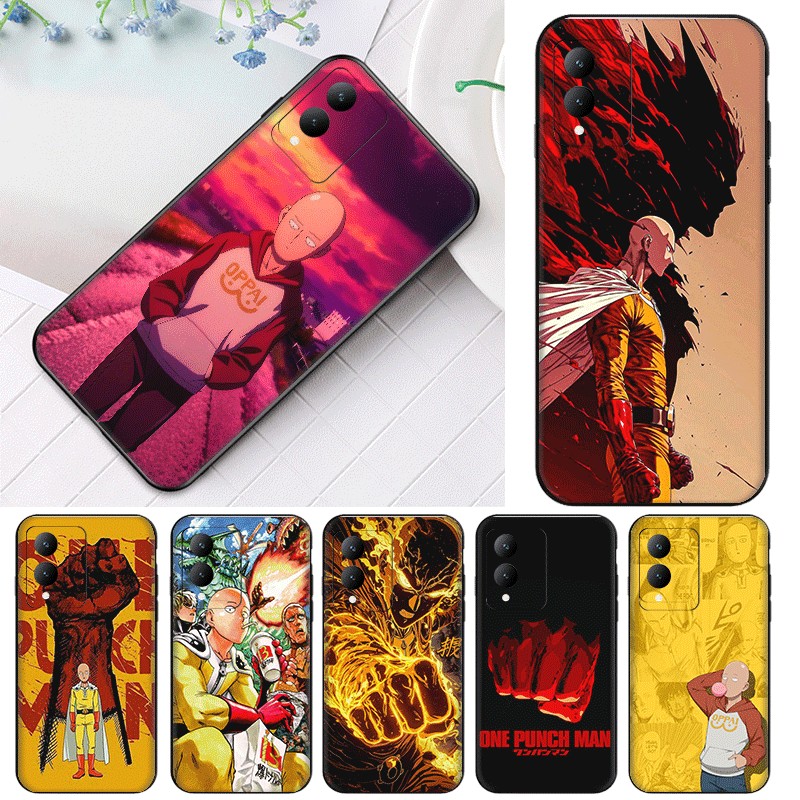 Vivo V21E V25 V27 V27E V27Pro V29E V29 V40 Pro Lite Ốp điện thoại TPU Vỏ bảo vệ mềm One Punch Man ho