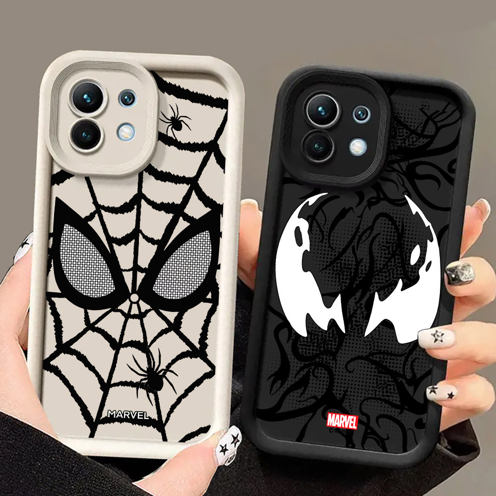 Ốp Điện Thoại Spierman Marvel Spider-Man Venom Cho Xiaomi 17 Pro 15 Utra 13T 14T 15T Pro POCO M7 M6 