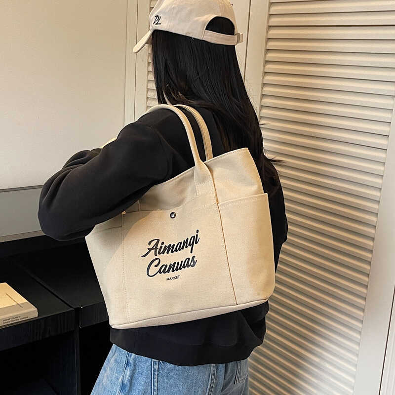 Túi Đeo Vai Nữ Thiết Kế Sense Niche Sense Vai Dung Tích Lớn Đơn Giản Nhẹ Thời Trang Sinh Viên Lớp Ph