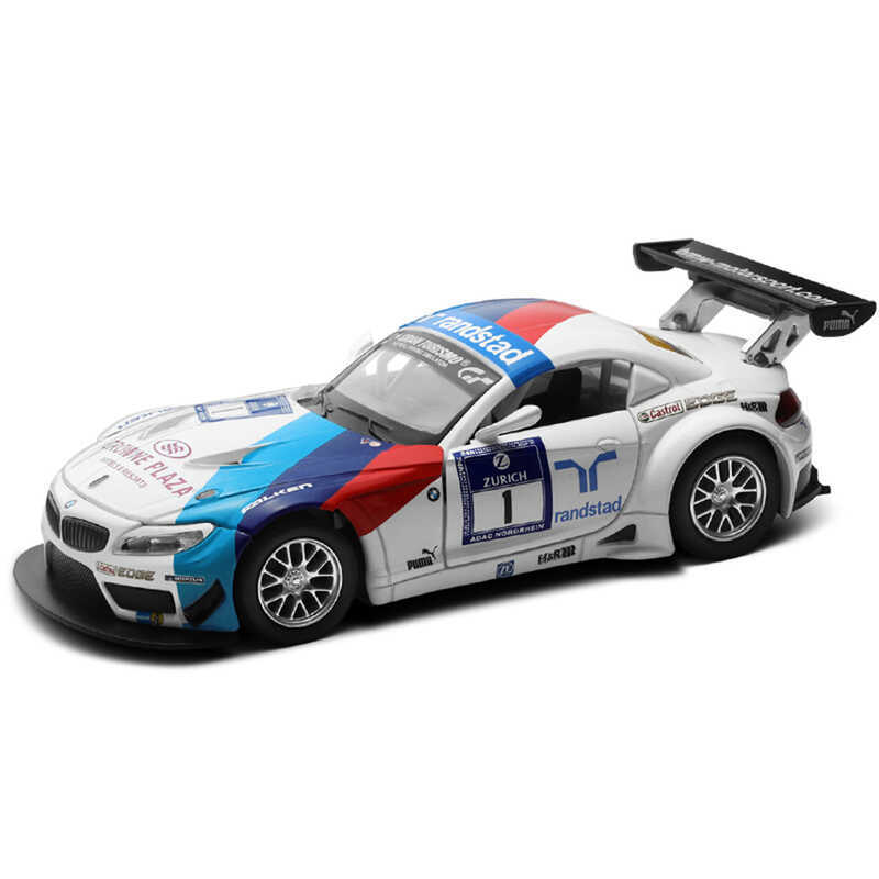 1: 32 BMW Z4 GT3 Hợp Kim Đua Xe Mô Phỏng Xe Thể Thao Mô Hình Âm Thanh Ánh Sáng Kéo Lại Đồ Chơi Trẻ E