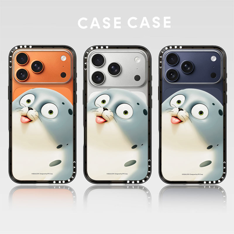 Grey Seal Siêu Mỏng Mới Acrylic TIFY Ốp Lưng Điện Thoại iPhone 17 16 15 14 13 Pro Max Plus Air Có Vỏ