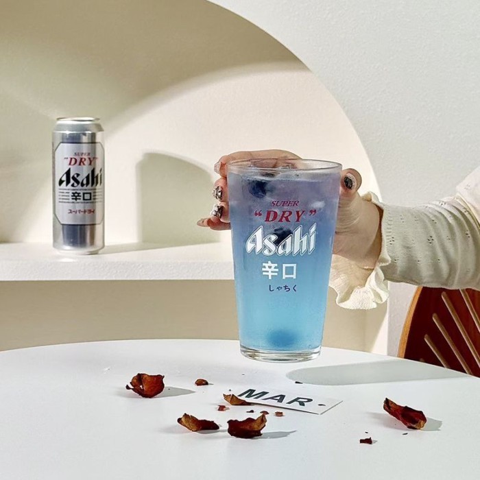 Bia Độc Quyền Cốc Thủ Công Asahi Cốc Bia Bò Ngựa Cốc Nhật Bản Đá Cao Cốc Bia