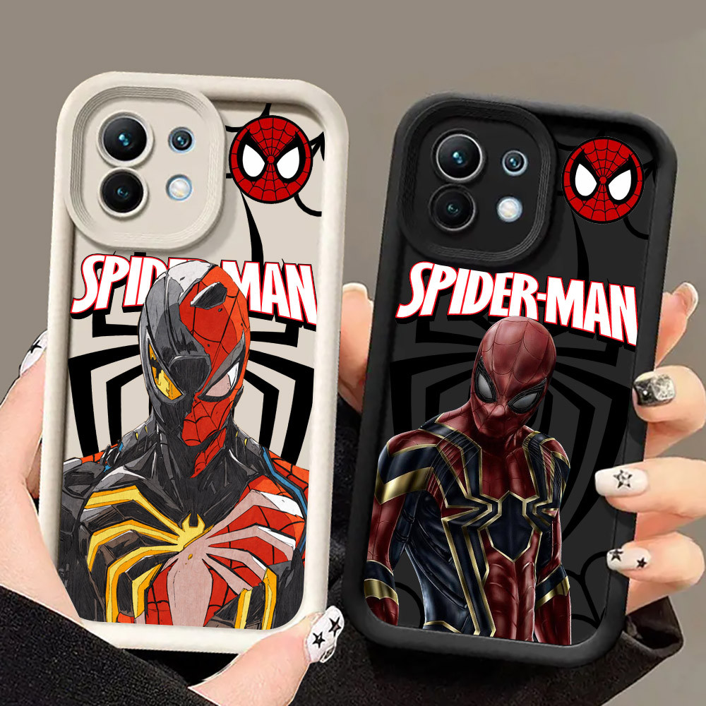 Ốp Điện Thoại Marvel Spiderman SPIDRE-MAN Cho Xiaomi 17 Pro 15 Utra 13T 14T 15T Pro POCO M7 M6 5G Po