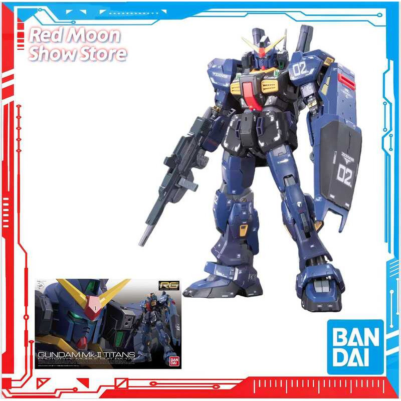[Có hàng] Bandai RG 07 1/144 RX-178 MK2 Gundam Titans Black Rabbit Mô hình lắp ráp đồ chơi quà tặng