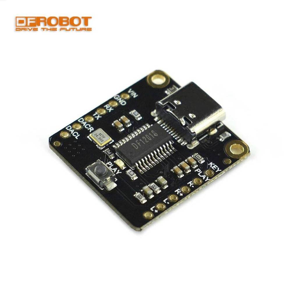 DFRobot Fermion DFPlayer Pro mini MP3 Player Module 128MB Lưu trữ kênh kép hỗ trợ Arduino AT nút trê