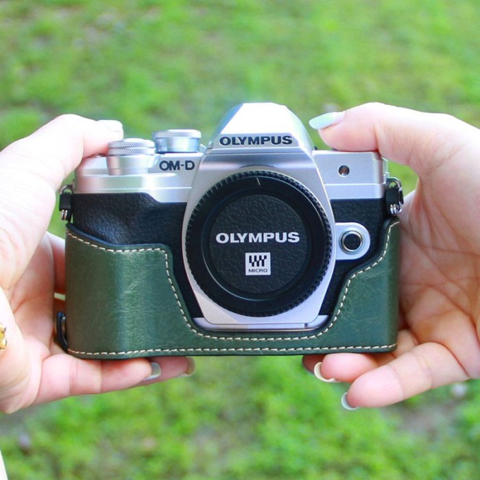 Thích hợp cho Olympus EM10III OM5 EPL10 6 98 Vỏ da EM5II 10IV Túi đựng máy ảnh EP7