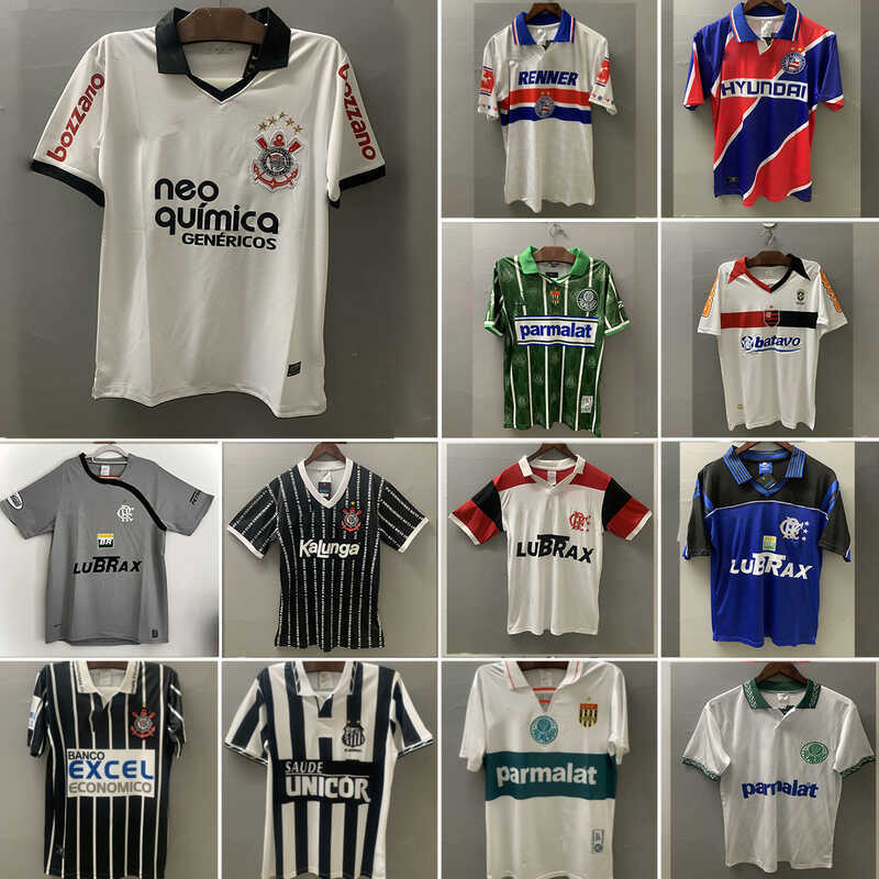 Áo Bóng Đá Cổ Điển - Teams like Santos, Flamengo