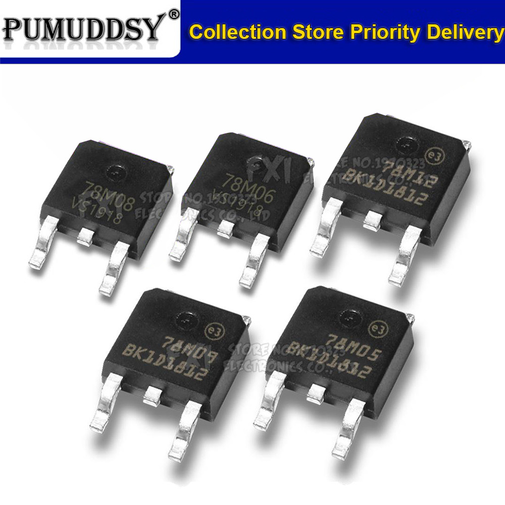 10 CÁI 78M05 7805 TO-252 78M06 78M08 78M09 78M12 78M15 79M05 TO252 Transistor