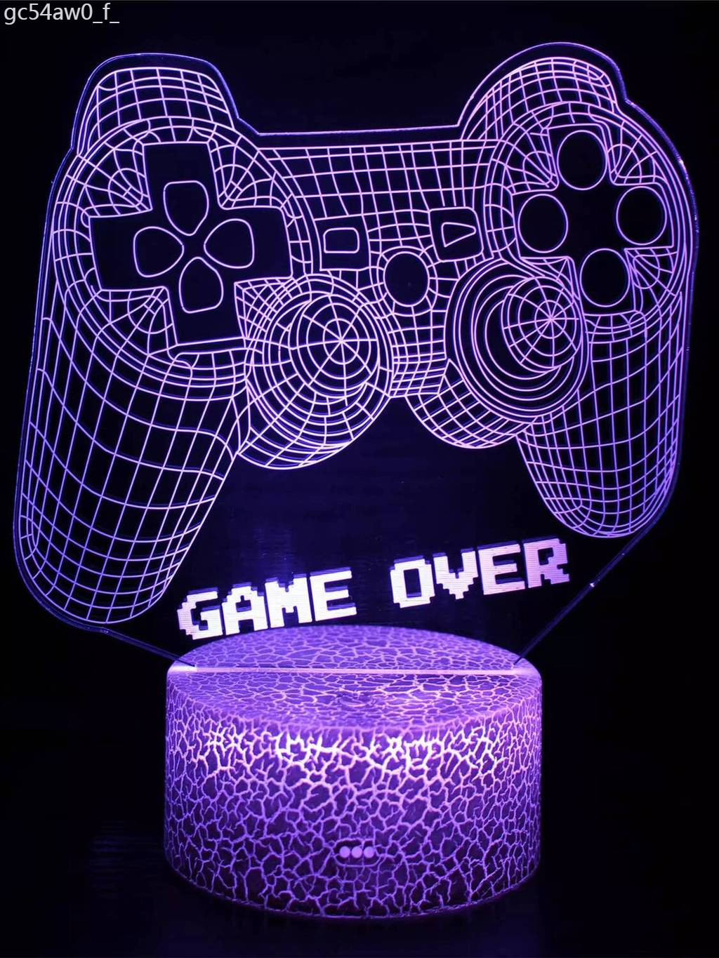 [VIP] Đèn ngủ 3D hình tay cầm chơi game, phòng E-sports, trang trí bàn làm việc, đèn RGB 2D sáng t