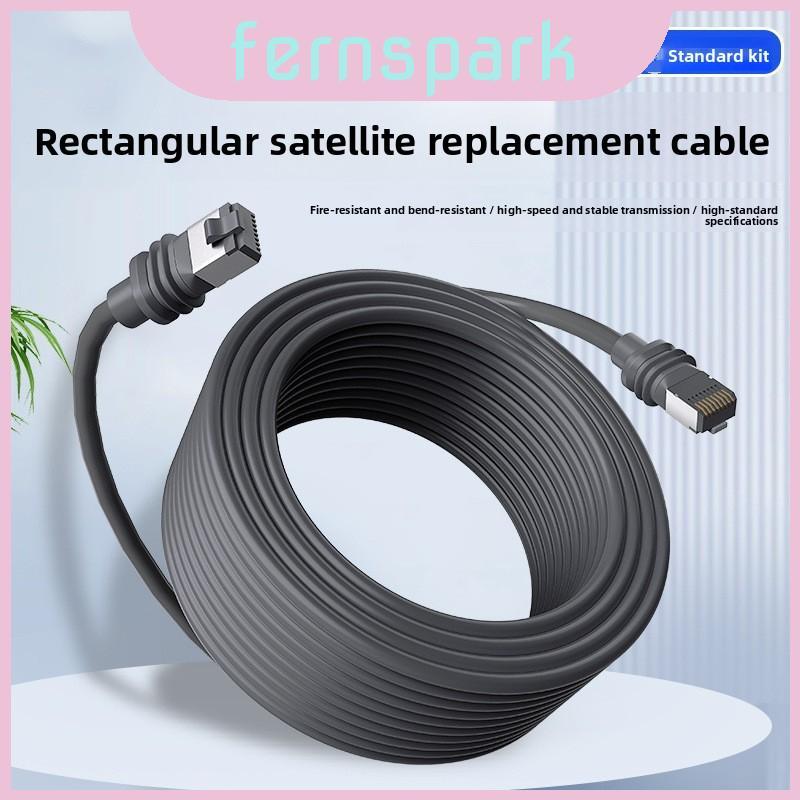 Dây Ethernet Starlink thế hệ 3 có phích cắm pha lê Cáp dữ liệu được bảo vệ để thiết lập Internet Rou