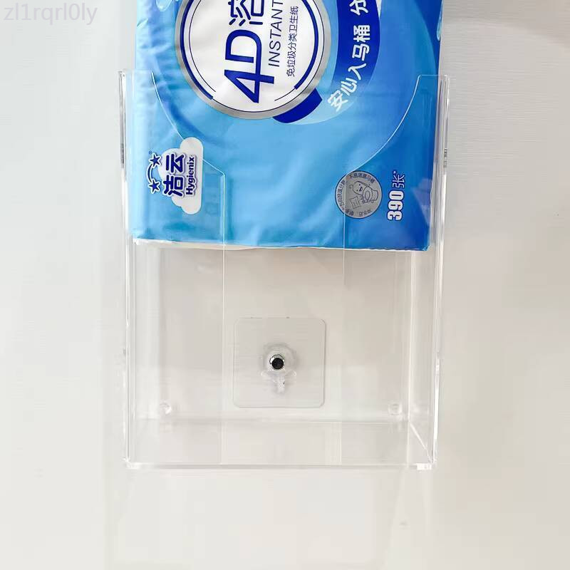 [Mẫu mới] Giá phù hợp với sinh Jieyun, giá vuông gắn tường cho nhà vệ sinh, hộp đựng giấy không cần