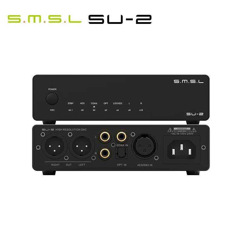 Bộ giải mã SMSL SU-2 ES9039Q2M hỗ trợ vào AES/EBU và đầu ra XLR DAC.