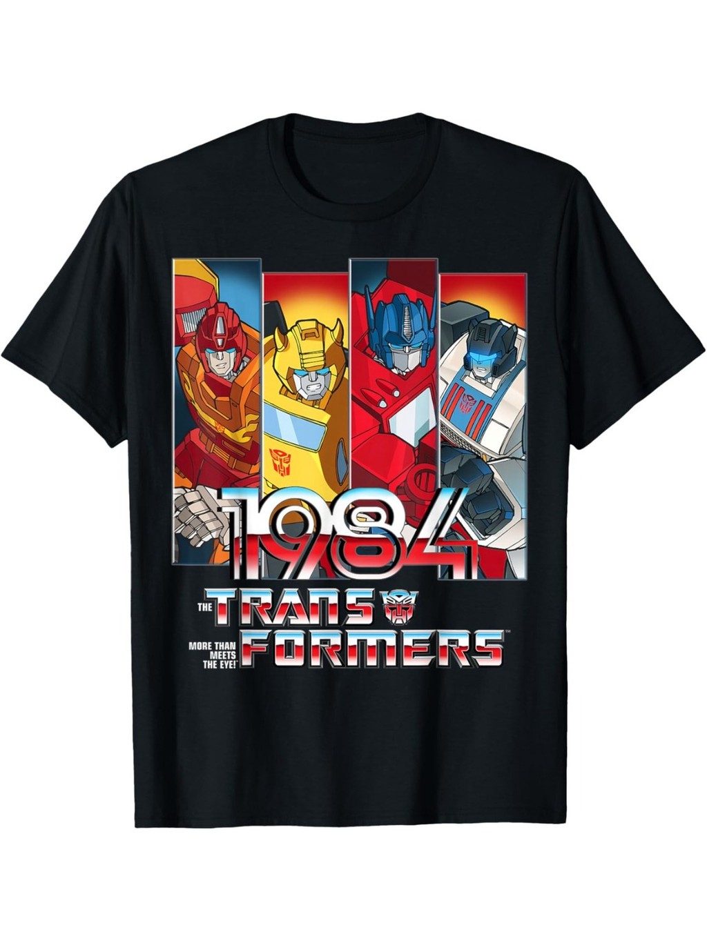 Áo nam Transformers 1984 Vintage Autobots - Áo thun cổ tròn thông thường