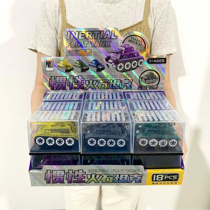 Quán tính Flint Tank Spark Tank Cool Stunt Flint Car Scooter Mini Mô phỏng Tank